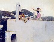 John Singer Sargent Sargent  Capri Spain oil painting artist